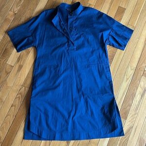 Lafayette 148 pull over cotton shirt dress size medium